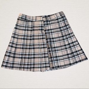 Plaid skirt, Cute high waist skirt.